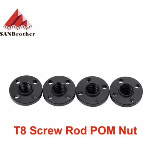 T8 nut trapezoidal screw POM lead 1mm 2mm 4mm 8mm 1pcs