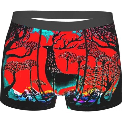 Forest Spirit Princess Mononoke Ashitaka San Fantasy Film Underpants Breathbale Panties Male Underwear Sexy Shorts Boxer Briefs