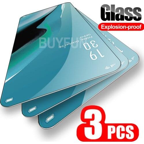 3PCS Safety Glass For OPPO Reno2 F Z Screen Protector For Reno 2 2f 2z Full Cover Film Protective Tempered Glas Reno2f Reno2z