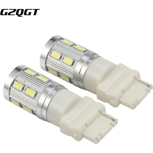 10pcs 3156 3157 P27/7W T25 High Power 12SMD 5730 Chip+ 5W Cree LED chips Xenon white led Turn Signal Lights Bulbs,3156 P27W