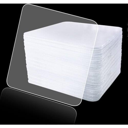 20pcs double sided tape plastic auxiliary stickers strong seamless tile hook paste device bathroom wall waterproof magic sticker