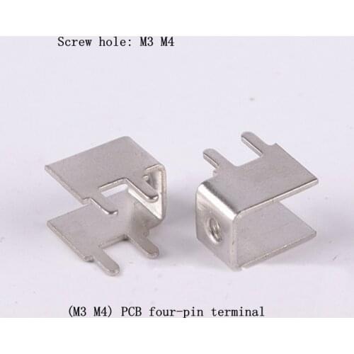 20pcs connection terminal welding (M3 / M4) side horizontal tapping hardware PCB-61