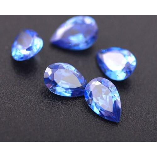 3x5mm~10x14mm AAAAA DR Drop Shape Cubic Zirconia Stone Multicolor Brilliant Cut Loose CZ Gems Beads For DIY