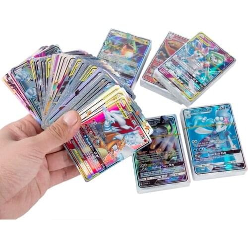 60 Pcs New Pokemon Cards GX Tag Team Vmax EX Mega Energy Shining Game Battle Carte Trading Collection Cards Toys Children Gifts