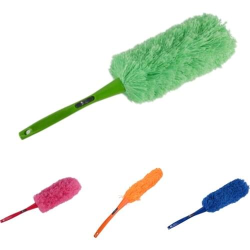 Static anti home window cleanin Brush Multi function Magic Soft Microfiber Cleaning Duster Dust Cleaner Handle dusters
