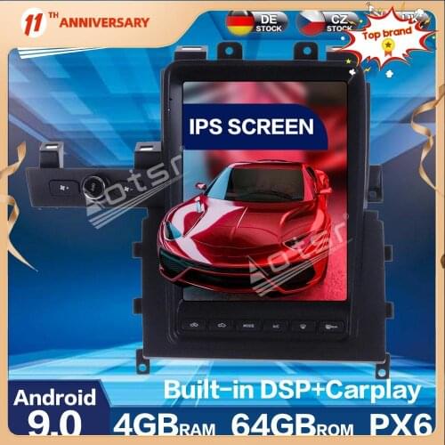 For Nissan GT-R GTR skyline 2011 - 2017 Aorts Vertical Screen PX6 Android 9.0 64GB CARPLAY Car Radio Player Car GPS Navigation