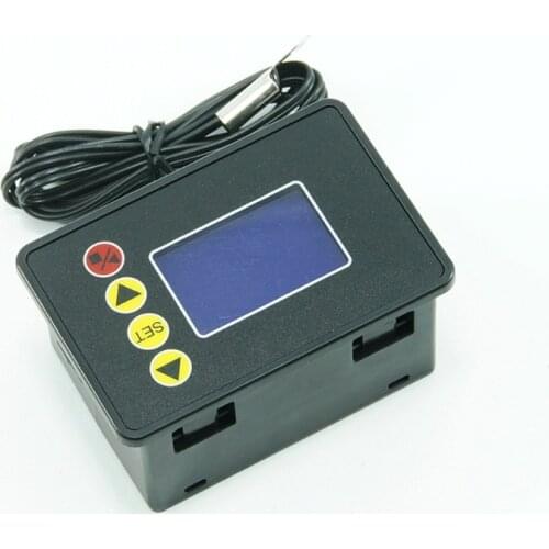 0-100VDC 10A Power Meter Digital Voltmeter Ammeter Wattmeter Temperature Monitor 203F