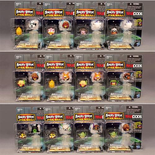 NEW Pocket Game Hasbro Angry Brids Star Wars Transformers Telepods Contain QR Code Mini Doll Model