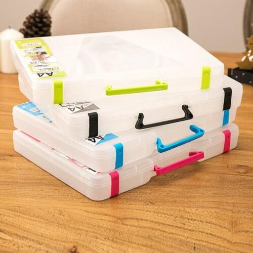 Creative A4 portable notebook storage clip Office supplies stationery storage folder