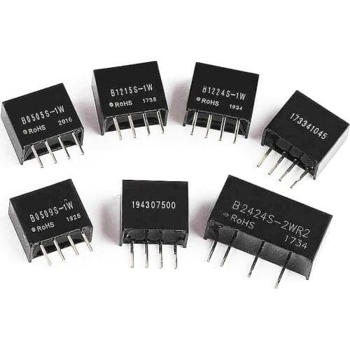 1W 2W Series Power Module Converter B0505S-1W B1205S-1W B1212S-1W B1212S-1WR2 B2405S-1W B0505S-2W B1212S-2W B1205S-2W B2405S-2W