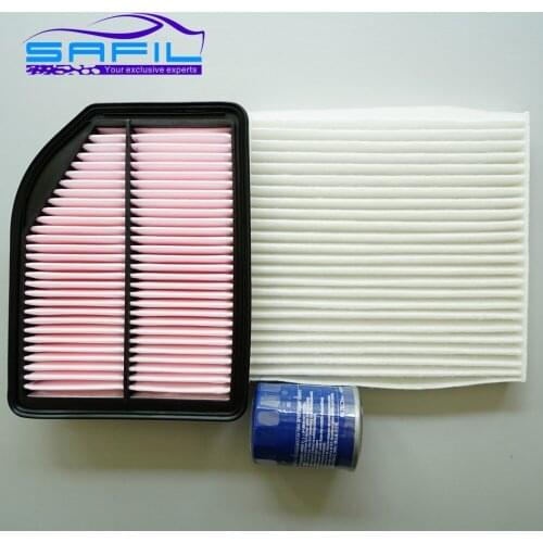 Set filters for HONDA city 1.8L CRIDER 1.8 2007-2016 honda CRV 2.4 OEM:17220-R5A-A00 80292-SDG-W01 15400-PLM-A01