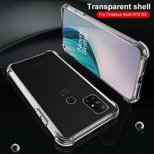 Nord CE 5G Case Clear Bump Shockproof Funda Cover For OnePlus Nord CE N100 N10 Airbag Anti-knock Coque Caqa For One Plus Shell