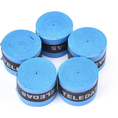New Tennis Racket Grips Anti Slip Sweat Absorbed Wraps Tape Badminton Squash Racket Grab Handle Cover Bandage Strap Fishing Rod