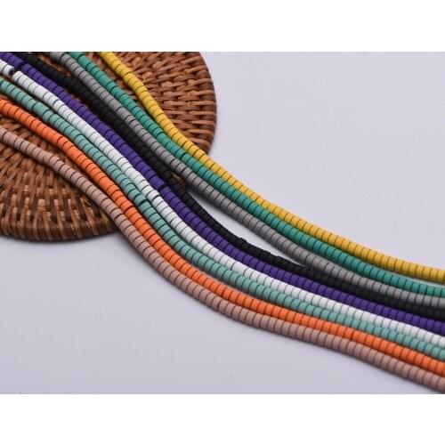 New Arrival 4X2MM Hematite Beads Spacer Loose Beads Matte Beads Jewelry Making Bracelets Necklace DIY Beads