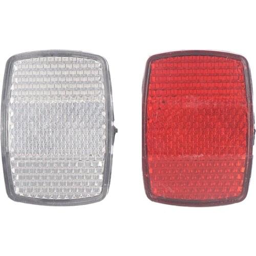 Bicycle Bike Handlebar Reflector Reflective Front Rear Warning Light Safety Lens