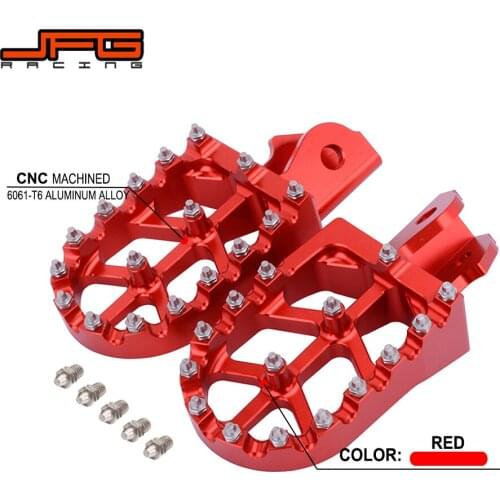 Motorcycle CNC Footpegs Footrest Foot Pegs Pedals Rests For HODNA CRF150F 2003-2009 CRF230F 2012 2013 2014 2015 2016 2017