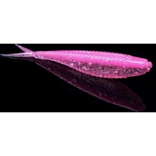 2021 New 6cm 1.5g Fork Tail jig soft lure Fishing lure Shad Silicone bait Soft Plastic Bait Feeder For Pike fishing