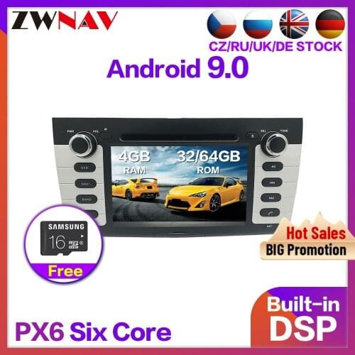 PX6 4+64 Android 9.0 Car Radio DVD Player Multimedia Stereo For SUZUKI SWIFT 2004-2010 Audio Video stereo Navi head unit