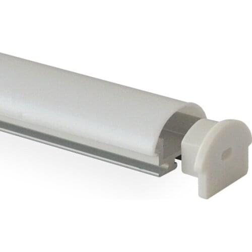 100~300cm LED Strip Light Aluminium Profile For Straight Shelf Cupboard or Cabinet , Available For Clear, Opal Lens Diffuser