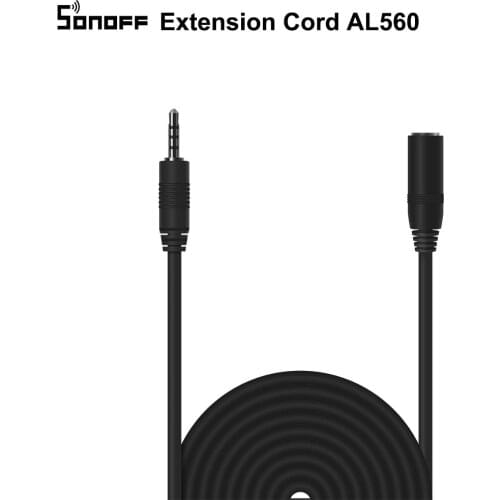 SONOFF Extension Cord AL560, Compatible with Si7021/AM2301/DS18B20 5M Extend Cable Max Length 60M, Official Guaranteed Accuracy