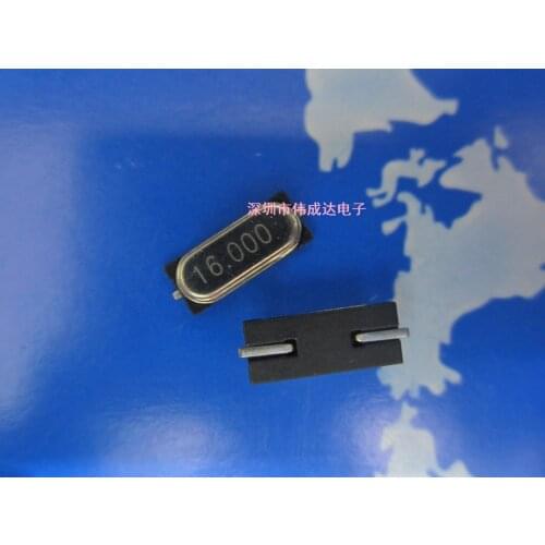 10pcs/lot 49SMD 16.000MHz 16MHz Passive crystal oscillator SMD In Stock