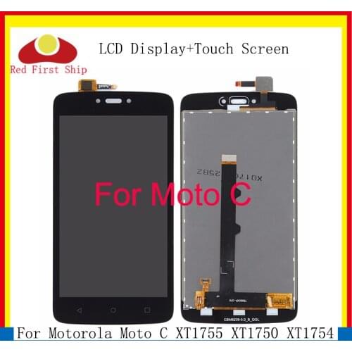 10Pcs/lot LCD For Motorola Moto C LCD Display Touch Screen Digitizer Assembly For Motorola Moto C Display XT1750 XT1755 XT1754