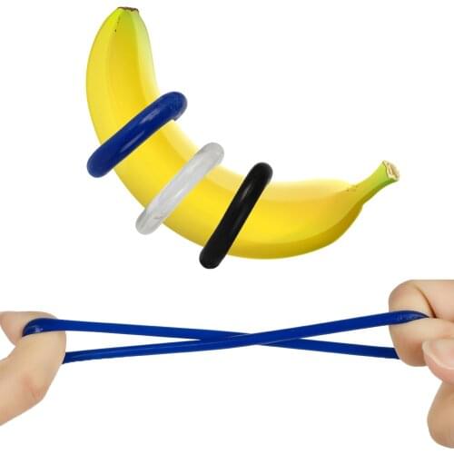 3 Cock Penis Ring Delaying Ejaculation Silicone pleasing tide with bead ring delay ring crystal ring collar Sex Toys for Men