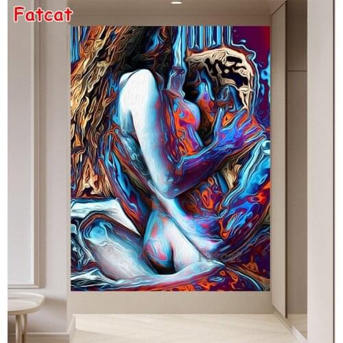 Abstract Sexy Men And Woman 5d picture of rhinestones mosaic full diamond embroidery with diamonds painting diy crystal PP1908