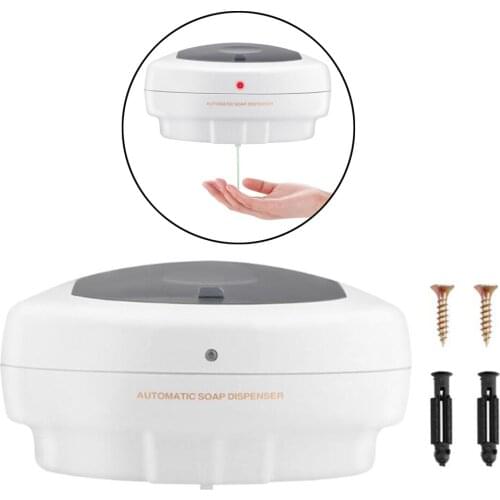 Automatic Soap Dispenser, 450ml Wall-mount Soap Dispenser Touchless Hand Sanitizer Shampoo Container for Bathroom Kitchen Hotel