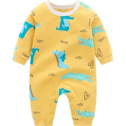 Baby Rompers Cartoon Knitted Autumn Newborn Boys Jumpsuits Clothes Spring Long Sleeve Toddler Outfits Children Overall