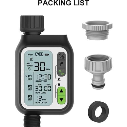 Electronic Irrigation Regulator Automatic Irrigation Timer Waterproof Sprinkler Controller Garden Watering Irrigation Device