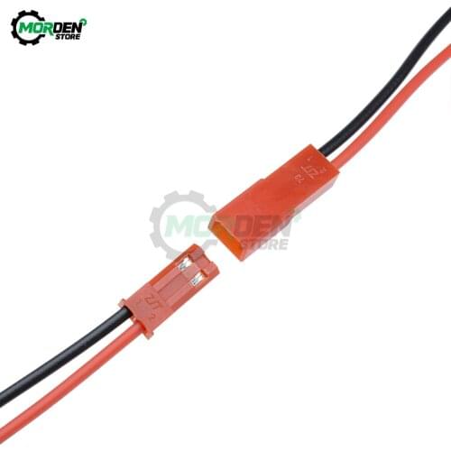 10Pairs 12CM 2PIN JST 2.5MM Male And Female Connector Plug Cable Adapter 24AWG Copper Wire For RC BEC Battery Helicopter DIY