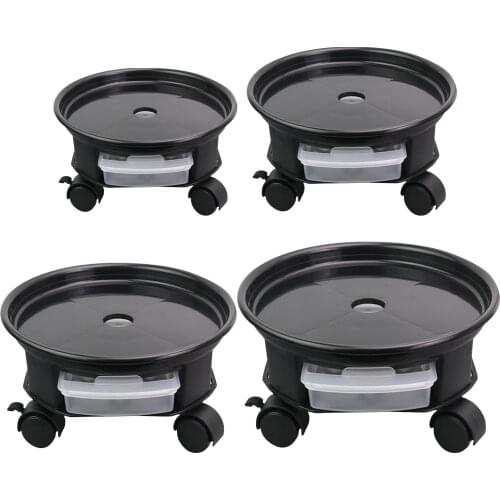 1 Packs Of Caddy for Plants, Round Potted Plant Stand with Wheels Flower Pot Holder Tray Saucer Tray Water Container for expert