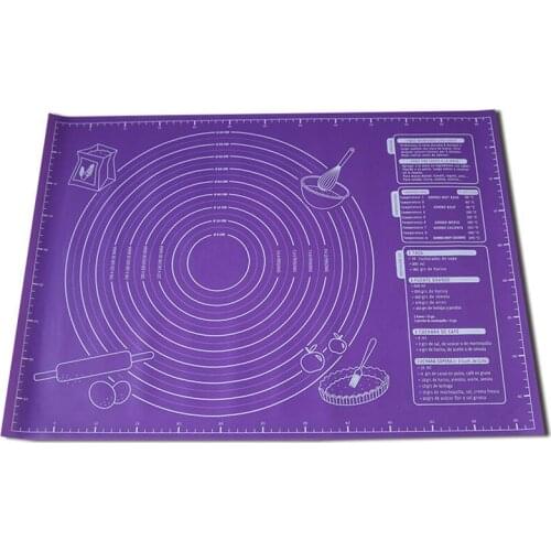 60x45cm Large Silicone Mat Non-stick Kneading Dough Pastry Rolling Mat Baking Pads Kitchen Tools Pizza Cake Sheet Acce