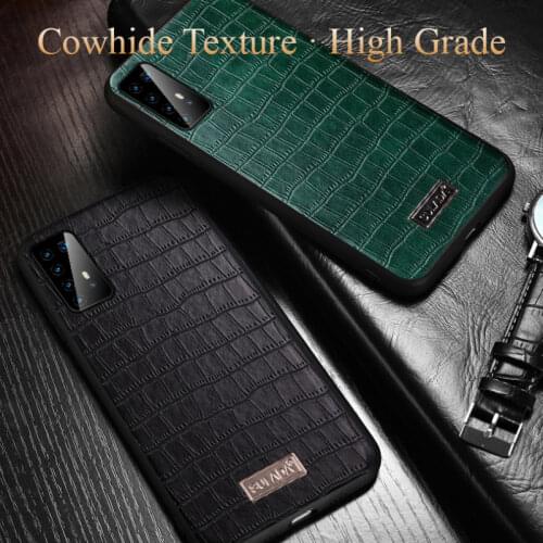 Crocodile Pattern Leather Case For Huawei P40 P30 Pro Mate 30 20 Pro Nova 7 New Luxury Solid Color Soft Cover Fundas Phone Cases