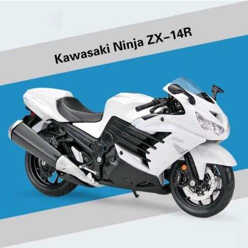 1:12 Kawasaki ZX-14R Racing Motorcycles Simulation Alloy Motorcycle Model Collection Toy Car Kid Gift