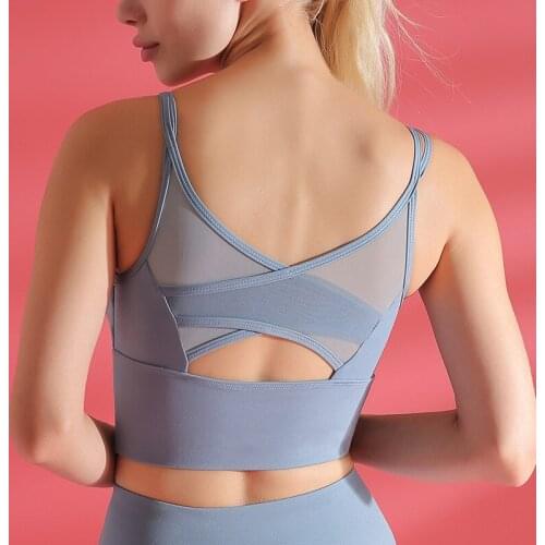 2020 New Womens High Impact Beautiful Back Bra Seamless Breathable Sports Yoga Running Fitness Underwear Female Sport Bras