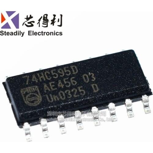 10pcs/lot 74hc595d Original Sop-16 8-Bit Serial Register Is Only Brand New