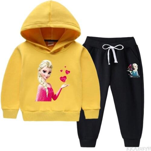 Casual Kids Clothes 2 Piece Set Clothing Girls Hoodie+ Pants 2Pcs/Set Boys Tracksuit Children Clothes
