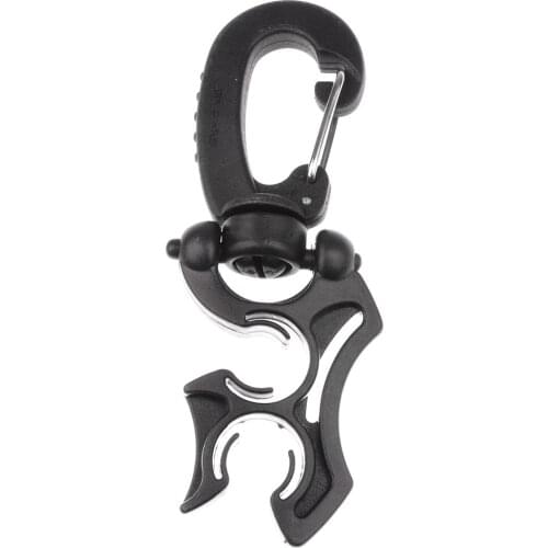 Scuba Diving Regulator and Console Accessories Double Hose Clip Buckle 3.9 x 1.4 inch