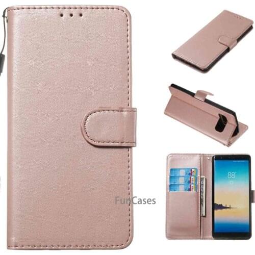 Retro Luxury PU Leather Flip Case For Samsung Galaxy Note 8 Case For Samsung Note 8 Cases Cover Wallet Card Slot Stand Bag