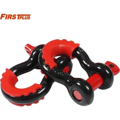 2 xCE Heavy Duty D Ring Shackle by Vault for Vehicle Recovery Towing Rope Buckles For Off Road Trucks Emergency 12T 19.5T 28.5T