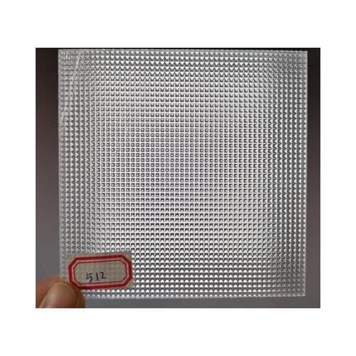 4Pieces 300x300mm Prismatic Polycarbonate Light Diffuser Sheet,Beatiful Pattern Plate For Lighting,Lamp,Lanttern Diffuser Cover