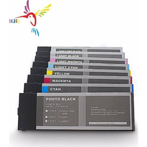 T5442-t5444 /t5448 Empty Compatible Ink Cartridge with One Time Chip for Epson 4400 Printer Empty Ink Cartridge 4400