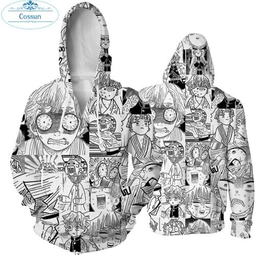 Demon Slayer Kimetsu no Yaiba 3d Printed hoodies Japan anime hoodieComics Sweatshirt Men women Cool Pullover camisetas zipper