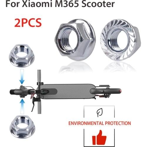1 Pairs Steel Alloy Electric Scooter Front Motor Wheel Nuts For Xiaomi M365/M365 PRO Nuts Maintenance Replacement Tool