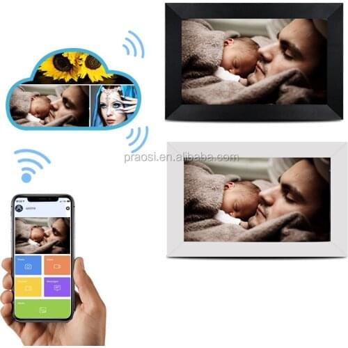 10.1 Inch Frameo / ourphoto app multi-user share phone connect video photo digital picture frame wifi / touch screen cheapest