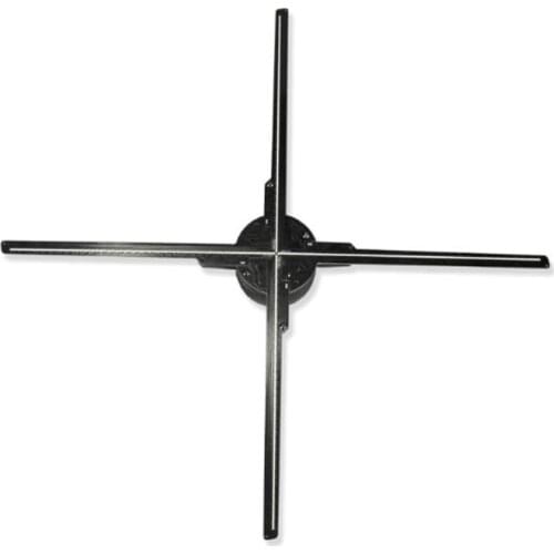 3D Hologram Advertising Fan light display LED wifi customized photos videos 3D Display Advertising logo Light 50cm 4 fan