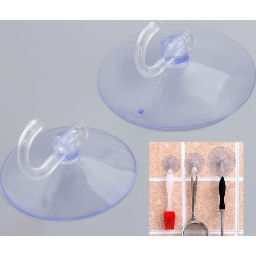 5Pcs 60/80mm Sucker Suction Cups Clear Strong Vacuum Suckers Hook Hanger For Window Kitchen Bathroom Doll Toy Fridge