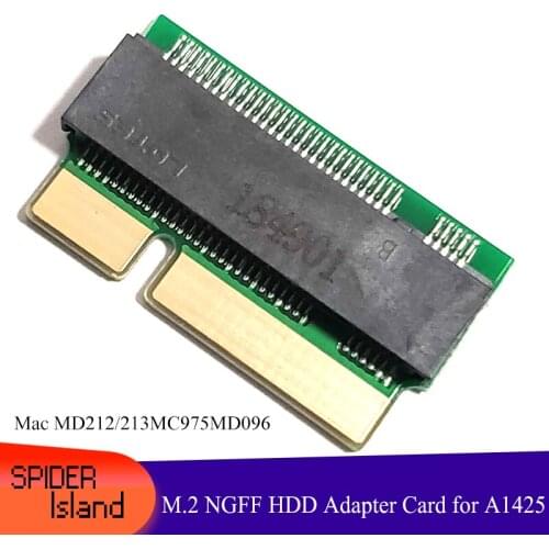 M.2 NGFF Adapter Card for 2012 Apple Hard Disk Adapter Card M.2 NGFF to A1425 Model MD212 /213/ MC975/ MD096